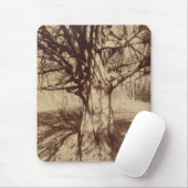 Beech Tree (von Eugène Atget) Mousepad (Mit Mouse)