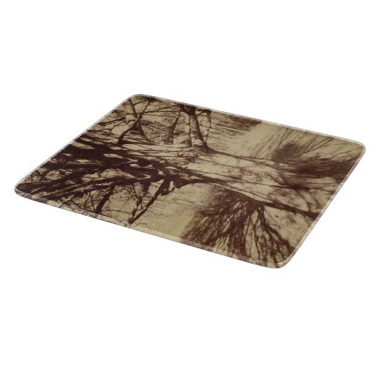 Beech Tree (von Eugène Atget) Schneidebrett (Ecke)