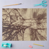 Beech Tree (von Eugène Atget) Seidenpapier (Basteln)