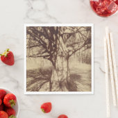 Beech Tree (von Eugène Atget) Serviette (Beispiel)