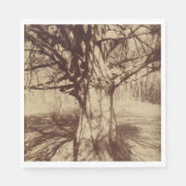 Beech Tree (von Eugène Atget) Serviette (Vorderseite)