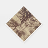 Beech Tree (von Eugène Atget) Serviette (Ecke)