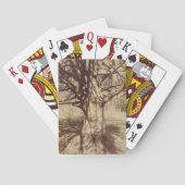 Beech Tree (von Eugène Atget) Spielkarten (Rückseite)