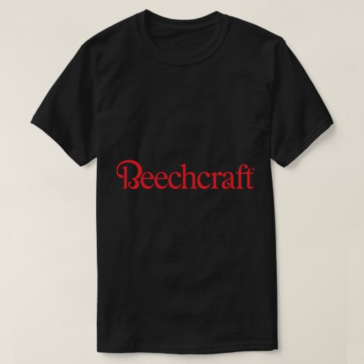 BEECHCRAFT AIRCRAFT LOGO Sticker T-Shirt (Design vorne)