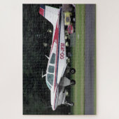 Beechcraft Bonanza OO-JKM - Flugplatz Kemble Puzzle (Vertikal)