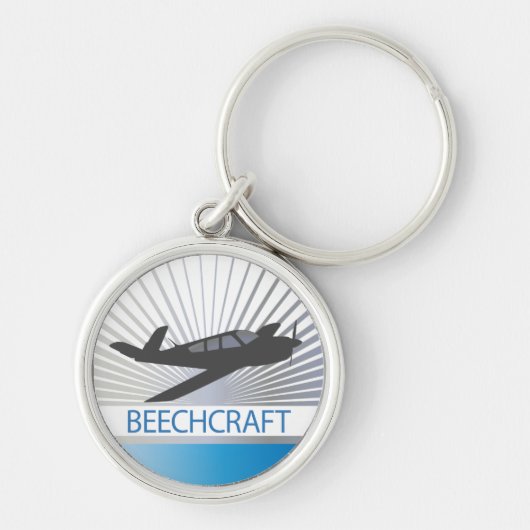 Beechcraft Flugzeuge Schlüsselanhänger (Vorne)