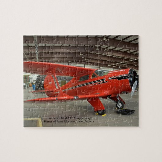 Beechcraft Modell 17" Staggerwing" - Puzzle (Horizontal)