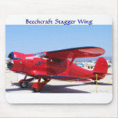 Beechcraft schwanken Flügel Mousepad (Vorne)