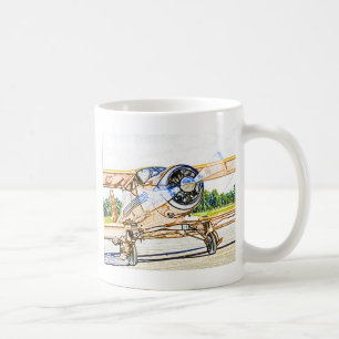 Beechcraft Staggerwing Veteranenflugzeug Kaffeetasse