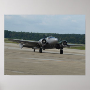 Beechcraft vorbildliches 18/UC-45 Expeditor. Poster