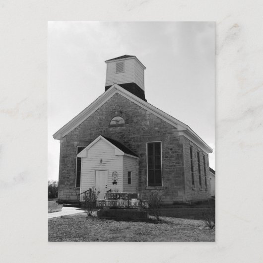 Beecher Bible and Rifle Church, Kansas Postkarte (Vorderseite)