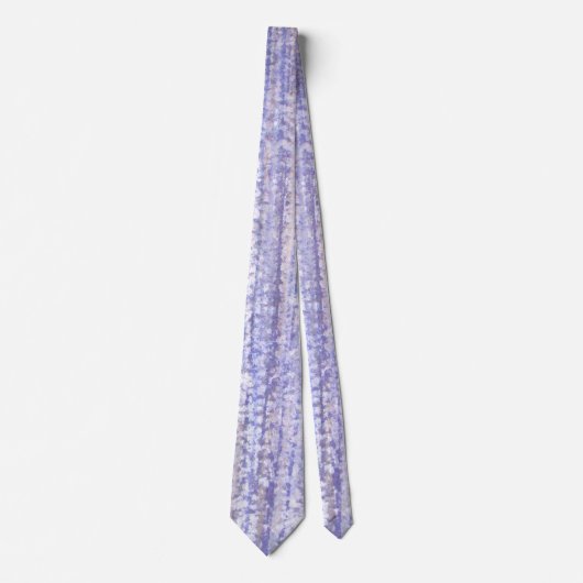 Beechwood Blue Watercolor Abstrakt Krawatte (Vorderseite)
