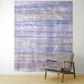 Beechwood Blue Watercolor Abstrakt Wandteppich (Beispiel)