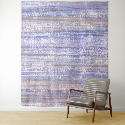 Beechwood Blue Watercolor Abstrakt Wandteppich (Beispiel)