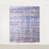 Beechwood Blue Watercolor Abstrakt Wandteppich (Vorderseite)