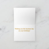 beeday, GLÜCKLICH BEE-DAY! Karte (Innenseite)