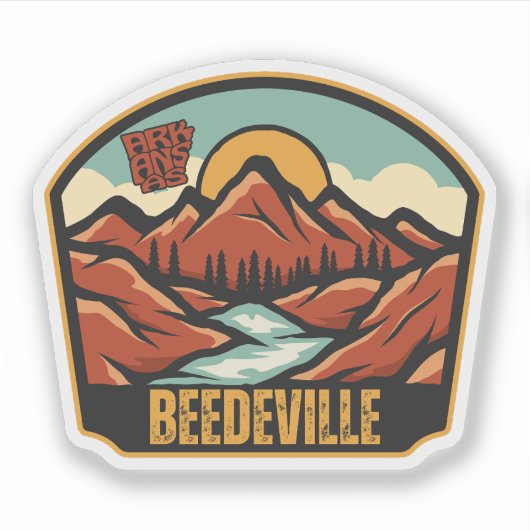 Beedeville, Arkansas Aufkleber (Vorderseite)