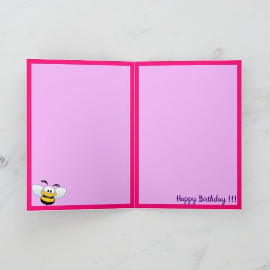 Beee Happy Karte (Innenseite)