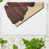 Beef brisket cartoon illustration  geschirrtuch (Gefaltet)