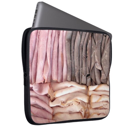 Beef Ham Turkey Platter Laptopschutzhülle (Vorne Rechts)