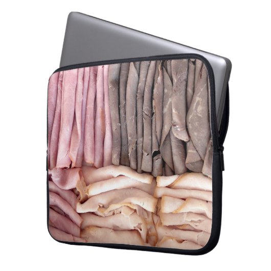 Beef Ham Turkey Platter Laptopschutzhülle (Vorderseite Links)