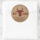 Beef Jerky Custom Label Aufkleber (Tasche)