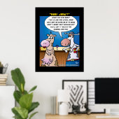 ‚Beef Jerky‘ Poster (Heimbüro)