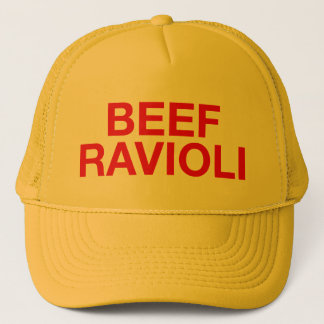 BEEF RAVIOLI Spaß Slogan LKW-Hut Truckerkappe