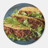 Beef Tacos Dinner Kühlschrank Magnet (Vorne)