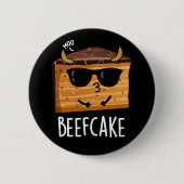 Beefcake Funny Cake Pub Dark BG Button (Vorderseite)