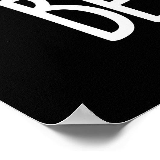 Beefcake Funny Cake Pub Dark BG Poster (Ecke)