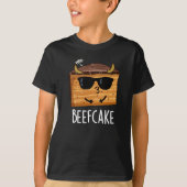 Beefcake Funny Cake Pub Dark BG T-Shirt (Vorderseite)