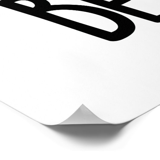 Beefcake Funny Cake Pub Poster (Ecke)