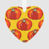 Beefsteak Tomato Muster Ornament (Vorderseite)
