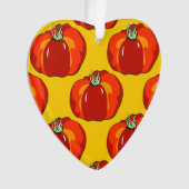 Beefsteak Tomato Muster Ornament (Vorderseite)