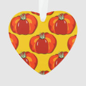Beefsteak Tomato Muster Ornament (Rückseite)