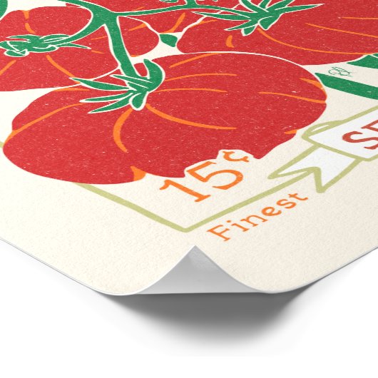 Beefsteak Tomato Seed Packplakat Poster (Ecke)