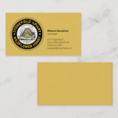 Beehive Apiary Name Light Amber Honey Visitenkarte (Vorne/Hinten)