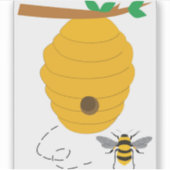 Beehive Aufkleber (Vorderseite)