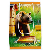 Beehive Bear Mittlere Geschenktüte (Rückseite)