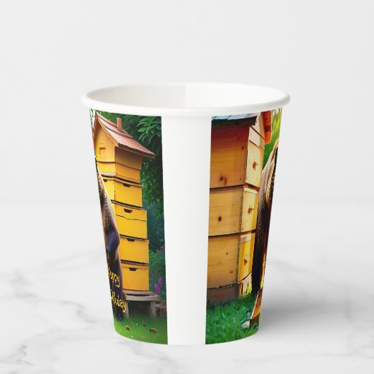Beehive Bear Pappbecher (Links)