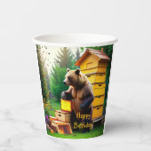 Beehive Bear Pappbecher (Vorderseite)