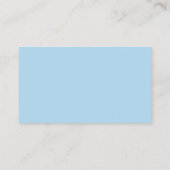 Beehive Business Name Light Blue Visitenkarte (Rückseite)