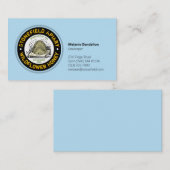 Beehive Business Name Light Blue Visitenkarte (Vorne/Hinten)