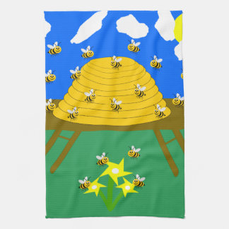 Beehive Design Küchentuch
