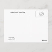 Beehive Ginger Tropische Pflanze Postkarte (Rückseite)