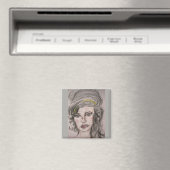 Beehive Girl Magnet (In Situ (Geschirrspüler))
