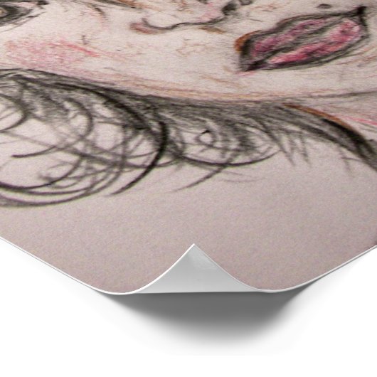 Beehive Girl Poster (Ecke)