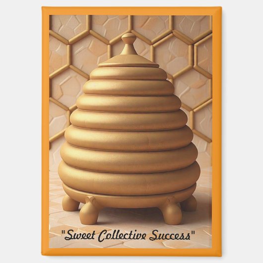 "Beehive Golden Dreams" Magnet (Vorderseite)