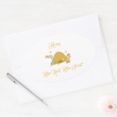 Beehive Honey Labels Ovaler Aufkleber (Umschlag)